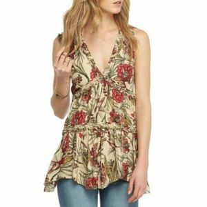 Free people Floral Tank